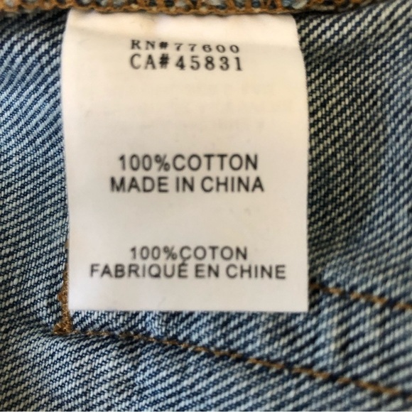 Sandrine Rose Free People Distressed Denim Shorts Size 27 - Picture 10 of 11